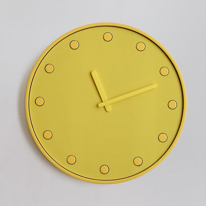 Nordic Pop Round Clock — Sunny Touch