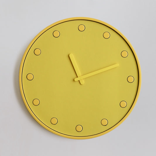 Nordic Pop Round Clock — Sunny Touch
